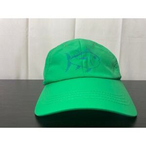 Southern Tide Hat Cap Tide to Trail Green Blue Fish OSFA Adjustable